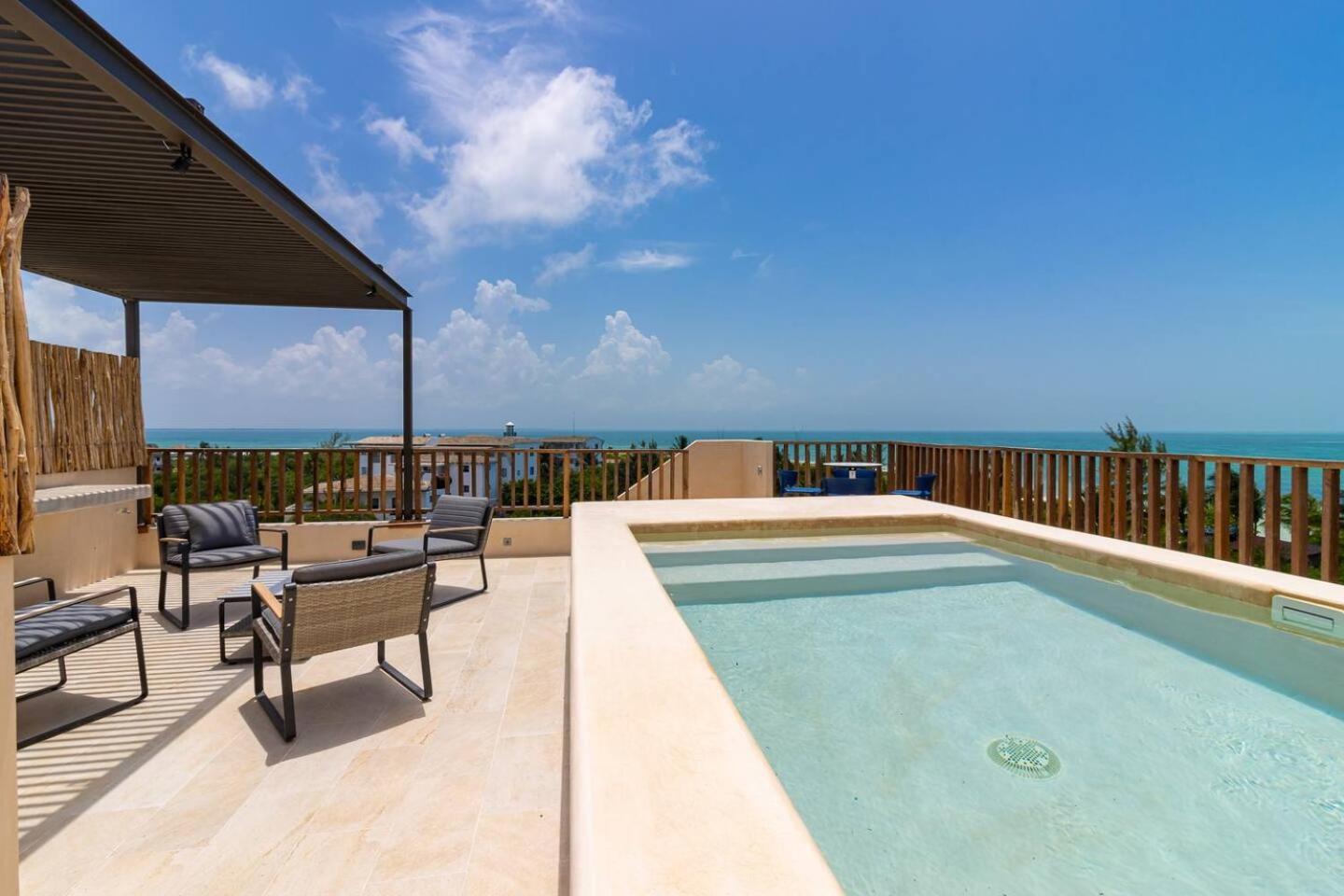 Penthouse Con Alberca Privada Y Hermosas Vistas Al Mar - A301 Isla Holbox Zewnętrze zdjęcie