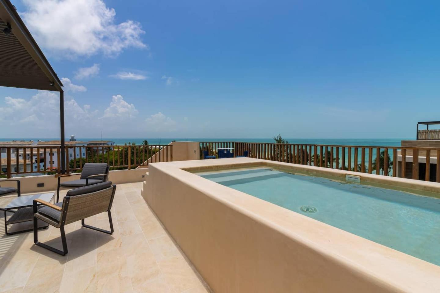 Penthouse Con Alberca Privada Y Hermosas Vistas Al Mar - A301 Isla Holbox Zewnętrze zdjęcie