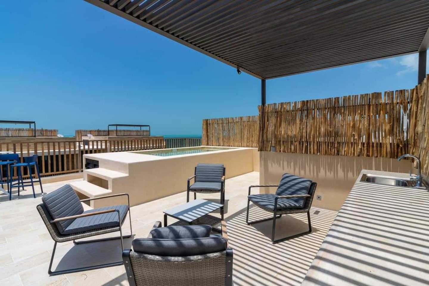 Penthouse Con Alberca Privada Y Hermosas Vistas Al Mar - A301 Isla Holbox Zewnętrze zdjęcie